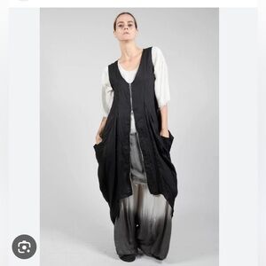 La Haine Inside Us Zip Up linen dress sz M